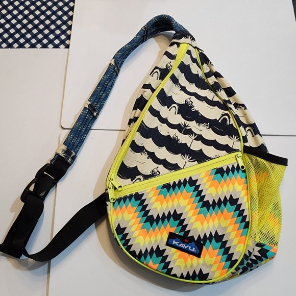 Kavu Bags Rare Kavu Paxton Pack Adjustable Canvas Rope Sling